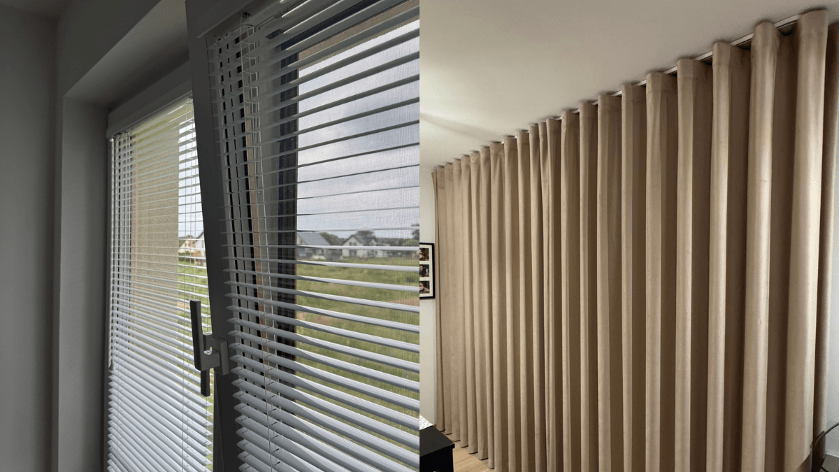 Żaluzje i zasłony