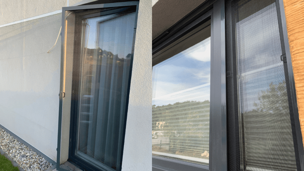 Zamontowane moskitiery podczas jednej z realizacji