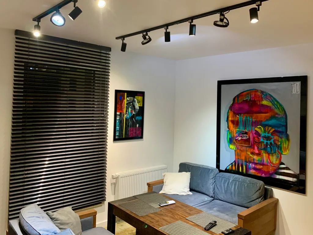 żaluzje aluminiowe 50mm montaż do sufitu gdańsk